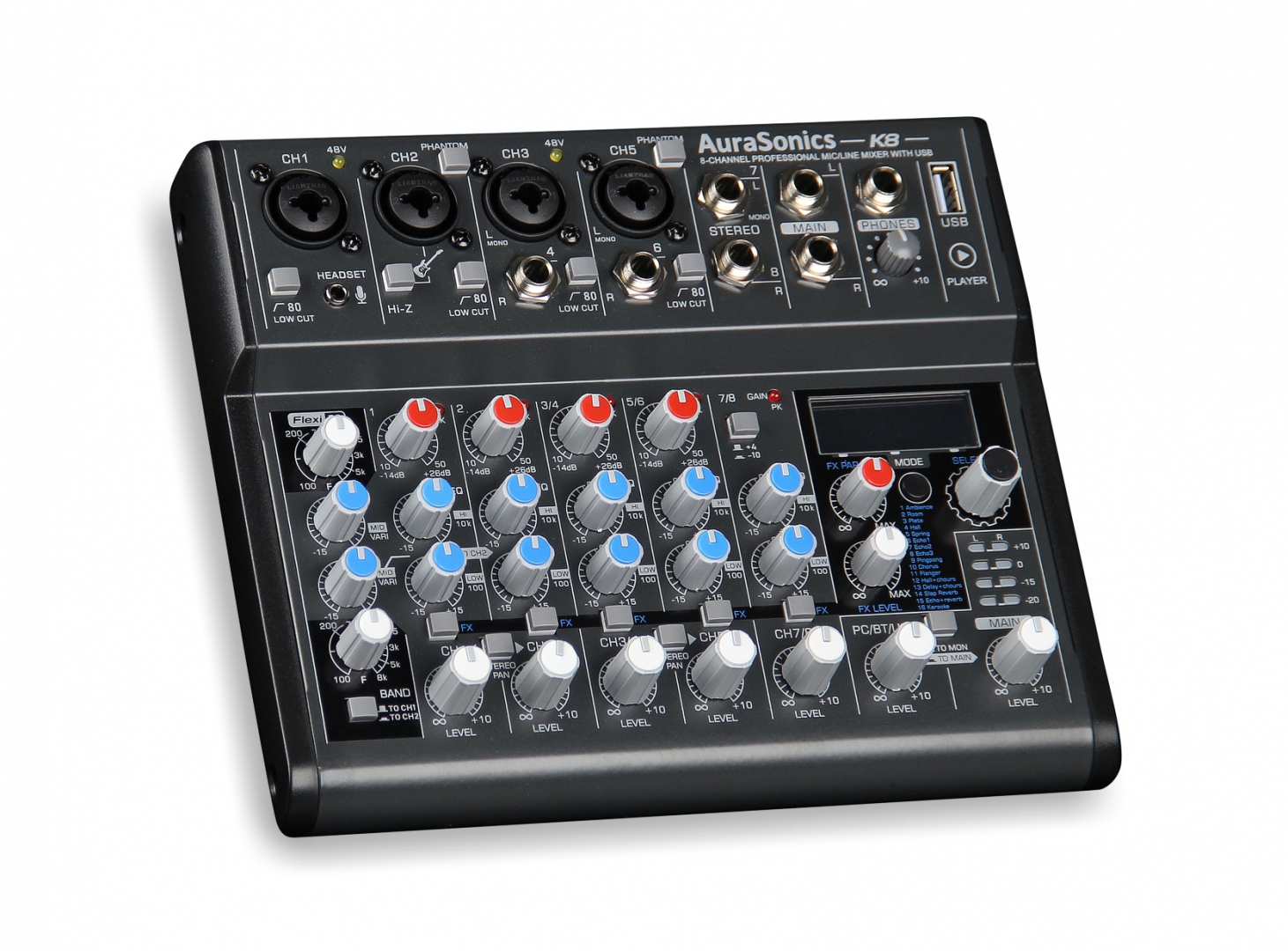 AuraSonics K8 компактный микшерный пульт в Пыть-Яхе