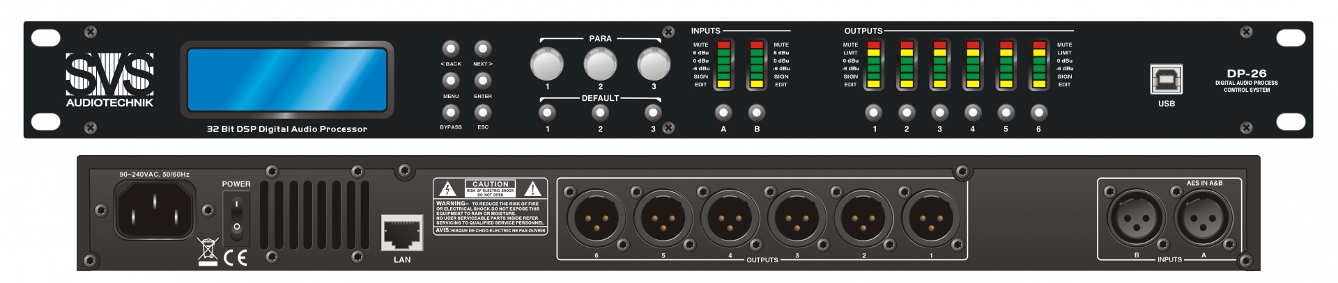 SVS Audiotechnik DP-26 Цифровой процессор: 2 входа 6 выходов в Пыть-Яхе