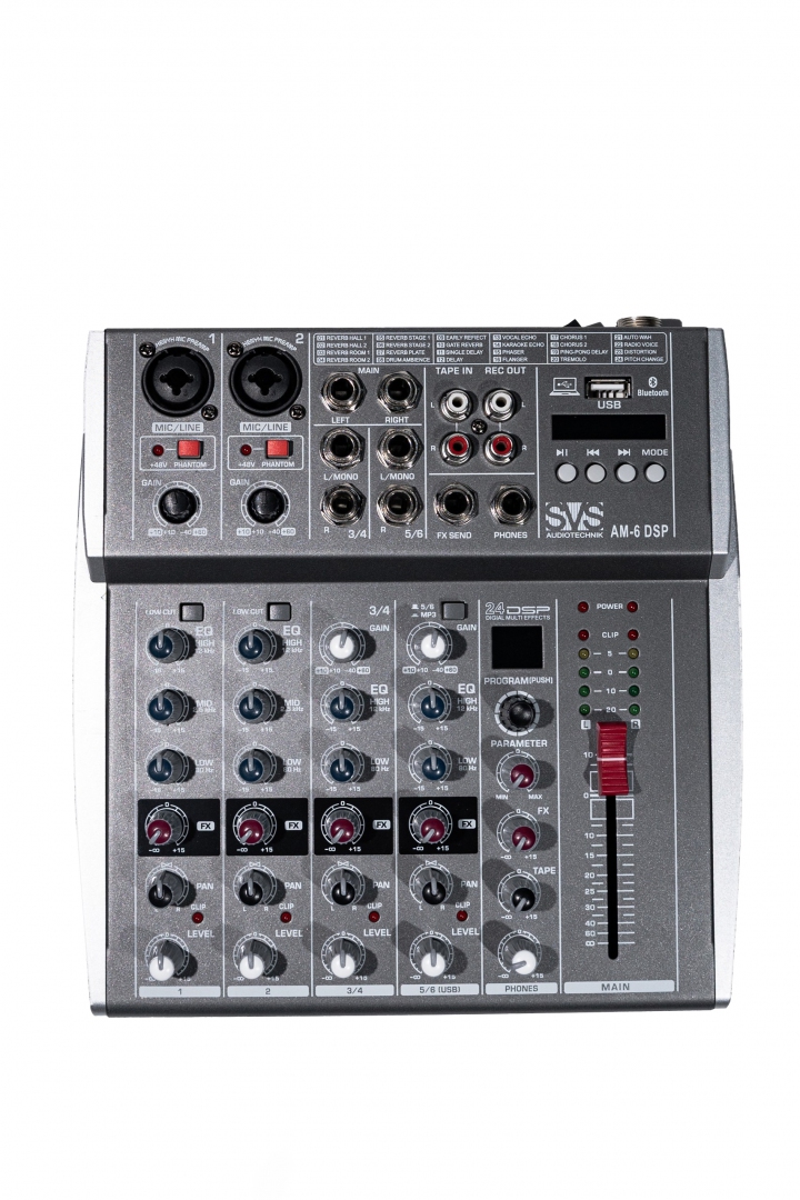 SVS Audiotechnik mixers AM-6 DSP Микшерный пульт аналоговый, 6-канальный SVS Audiotechnik mixers в Пыть-Яхе